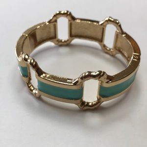 Fornash goldstone enamel bangle bracelet